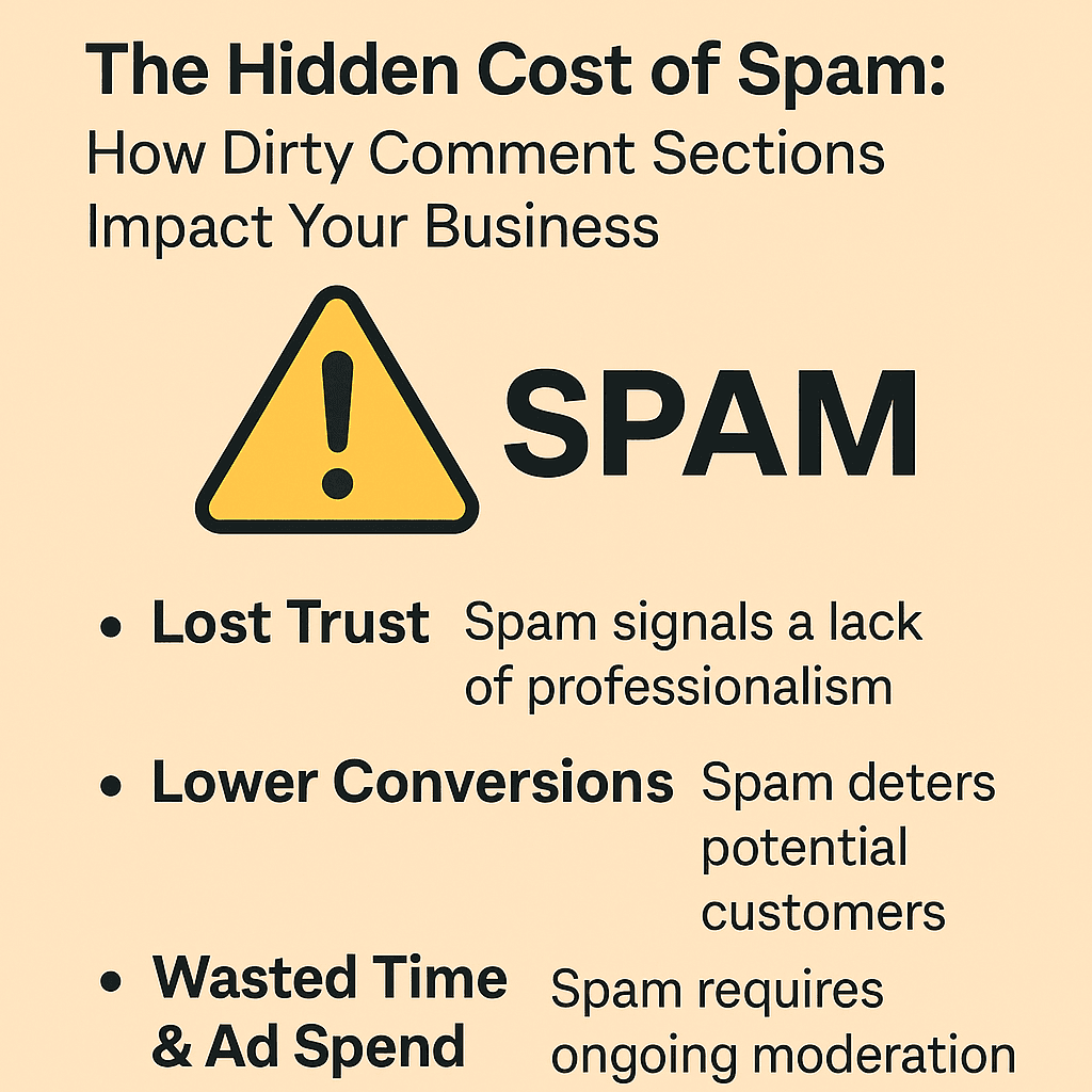 The Hidden Cost of Spam: How Dirty Comment Sections Impact Your Business